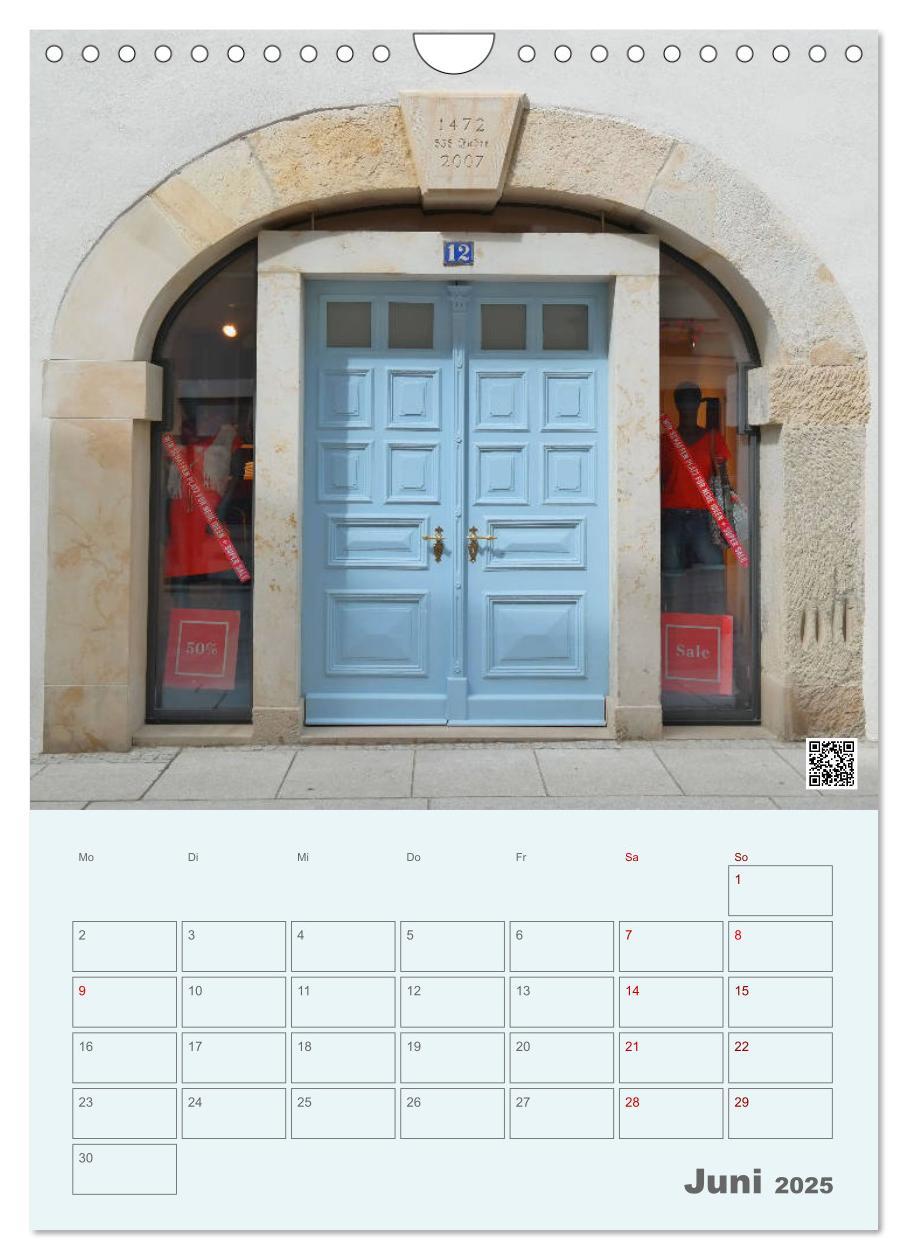 Bild: 9783435997213 | Türen und Portale in Pirna (Wandkalender 2025 DIN A4 hoch),...