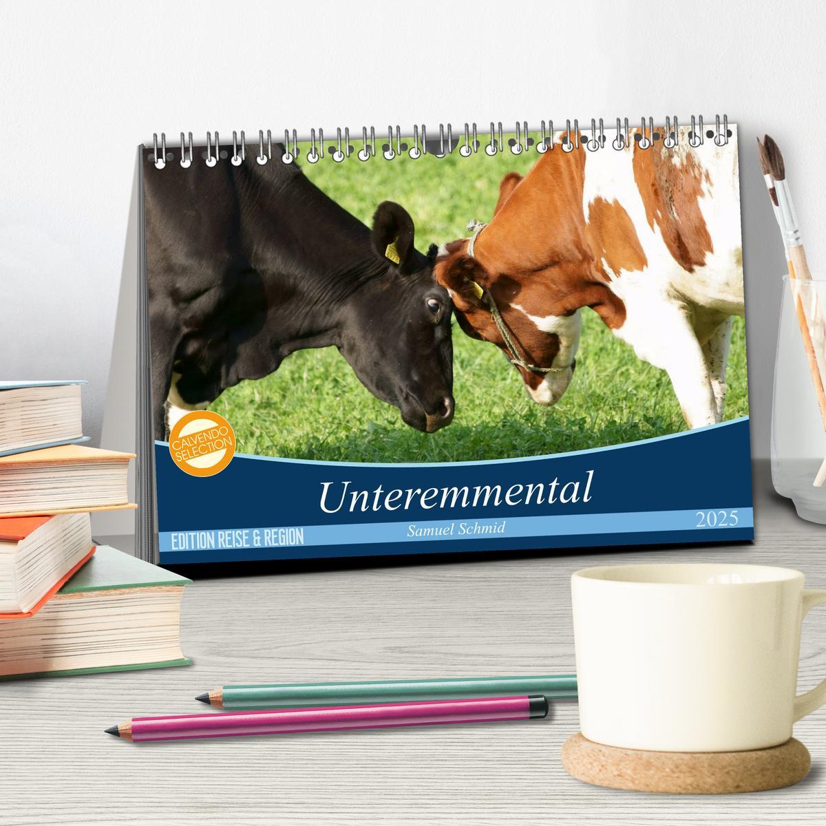 Bild: 9783435720736 | Unteremmental (Tischkalender 2025 DIN A5 quer), CALVENDO...