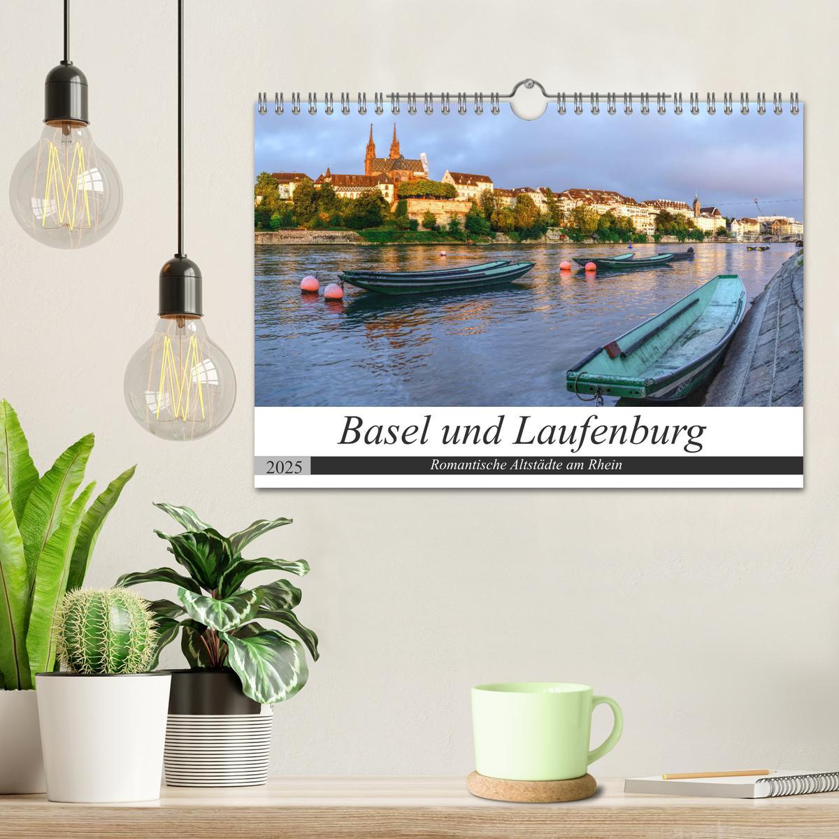 Bild: 9783435358205 | Basel und Laufenburg - Romantische Altstädte am Rhein (Wandkalender...