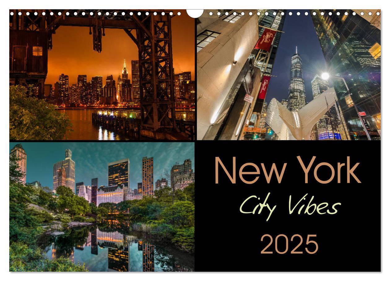 Cover: 9783435367788 | New York City Vibes (Wandkalender 2025 DIN A3 quer), CALVENDO...