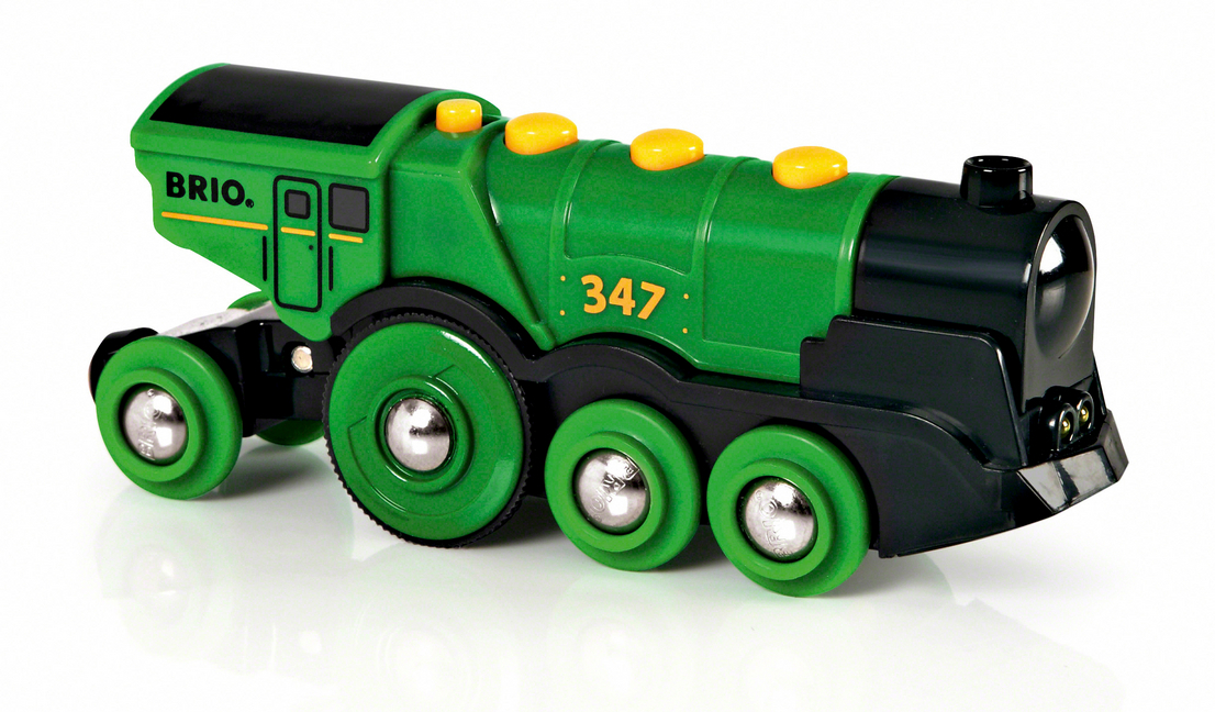 Bild: 7312350335934 | BRIO World 33593 Grüner Gustav elektrische Lok -...