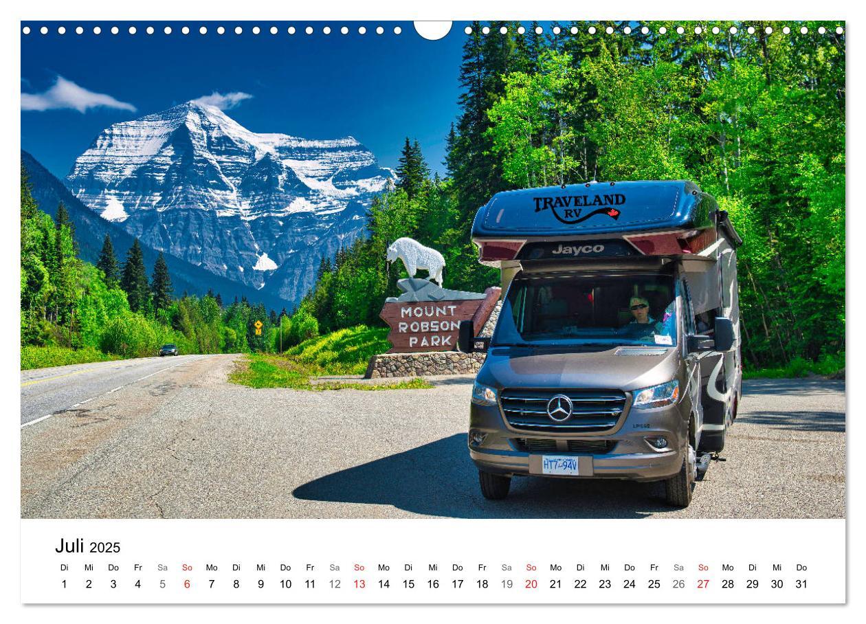 Bild: 9783435304783 | KANADA Mit dem Camper quer durch die Rockies (Wandkalender 2025 DIN...