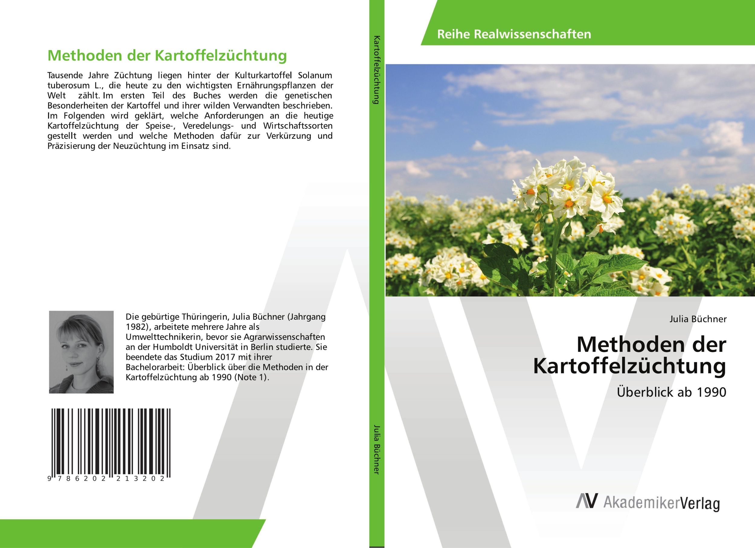 Cover: 9786202213202 | Methoden der Kartoffelzüchtung | Überblick ab 1990 | Julia Buchner