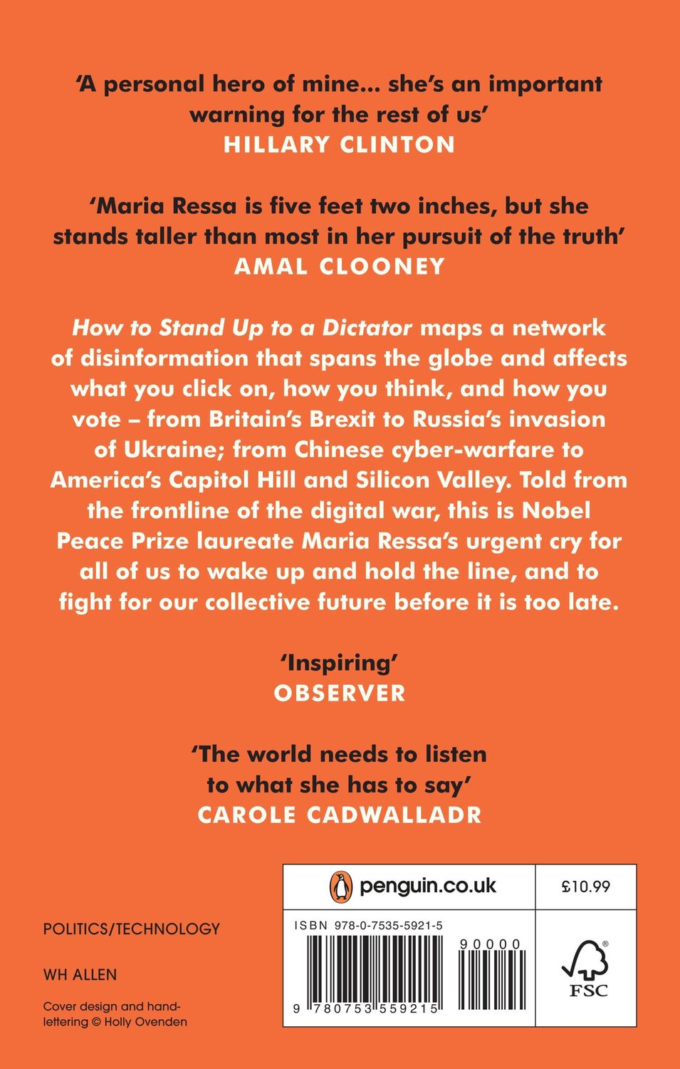 Rückseite: 9780753559215 | How to Stand Up to a Dictator | Maria Ressa | Taschenbuch | XVIII