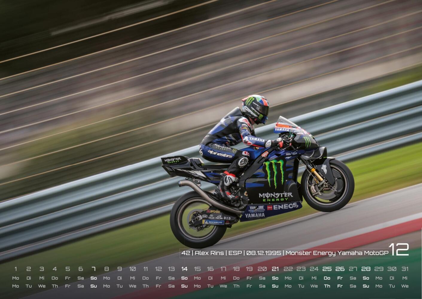 Bild: 9783986734022 | Motorrad Grand Prix 2025 - Kalender MotoGP DIN A2 | GP-Fever.de | 2025