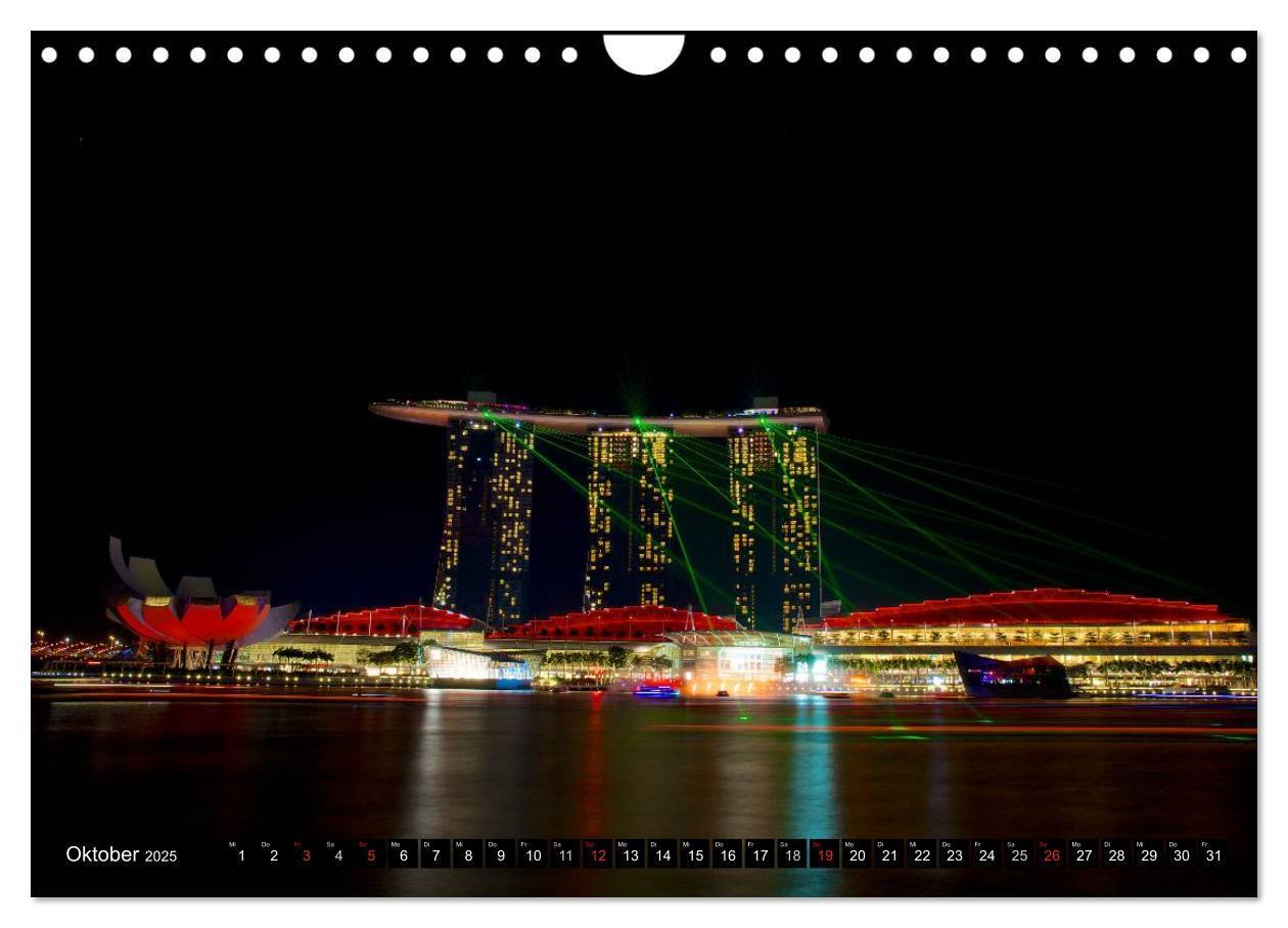 Bild: 9783435522613 | Singapur - Einzigartige Skylines (Wandkalender 2025 DIN A4 quer),...