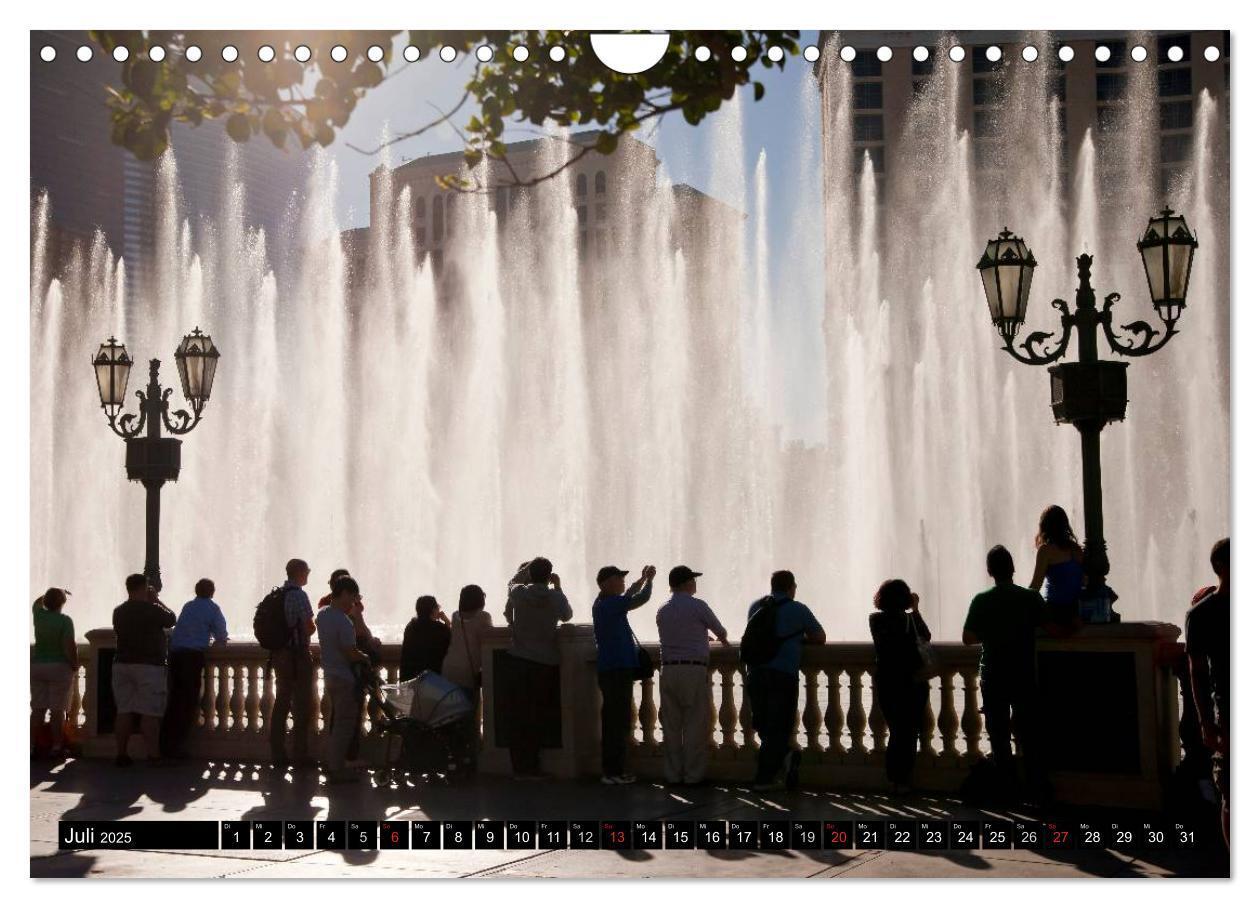 Bild: 9783435719938 | Las Vegas (Wandkalender 2025 DIN A4 quer), CALVENDO Monatskalender