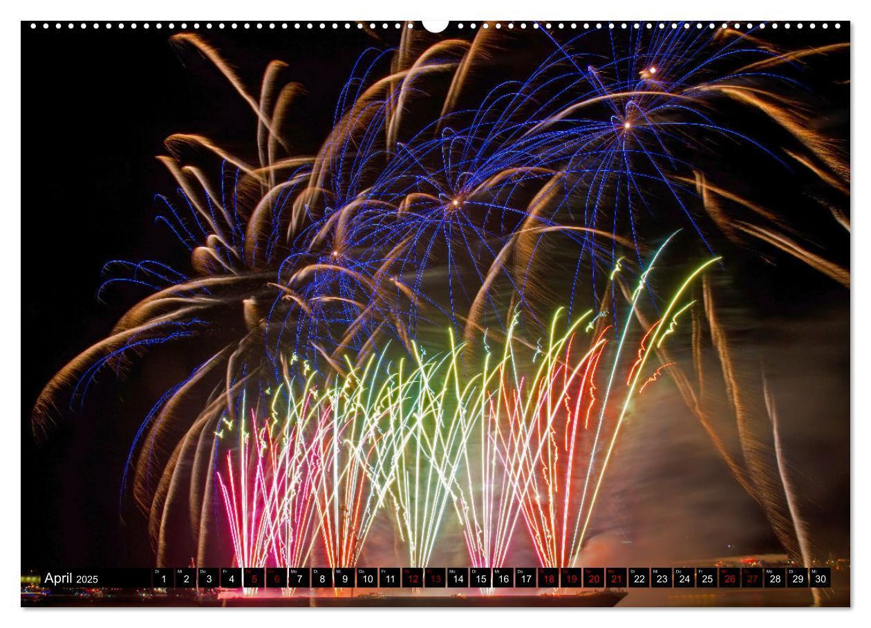 Bild: 9783435062522 | Feuerwerk - Kunstwerke am Himmel (Wandkalender 2025 DIN A2 quer),...