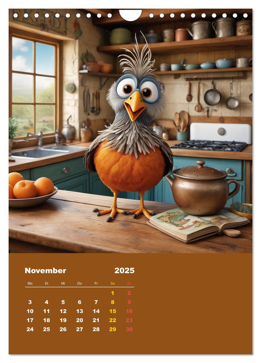 Bild: 9783457150160 | Diese schrägen Vögel (Wandkalender 2025 DIN A4 hoch), CALVENDO...