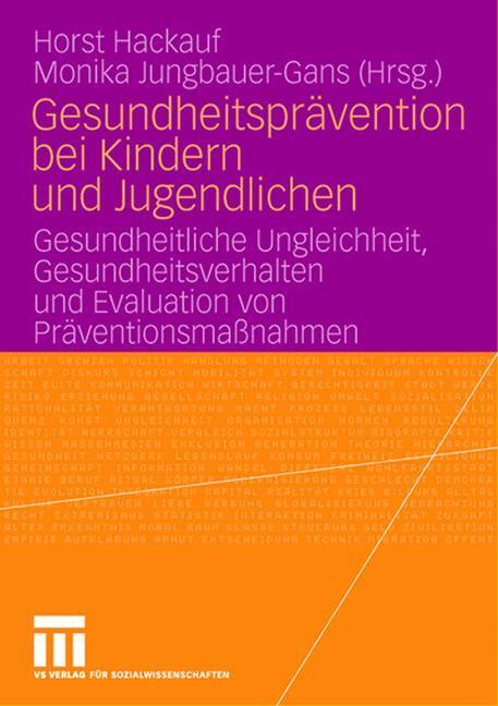 Cover: 9783531153308 | Gesundheitsprävention bei Kindern und Jugendlichen | Taschenbuch