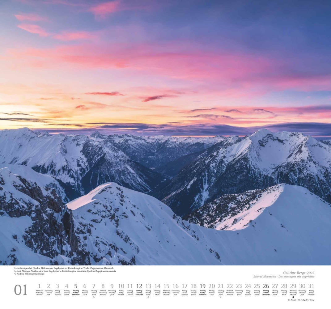 Bild: 4250809652689 | DUMONT - Geliebte Berge 2025 Wandkalender, 38x35,5cm,...