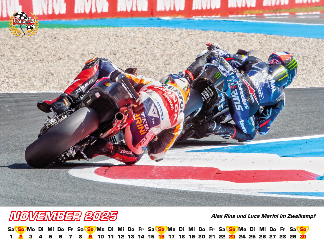 Bild: 9783948794668 | Motorrad Grand Prix Kalender 2025 | Frank Pommer | Kalender | Deutsch