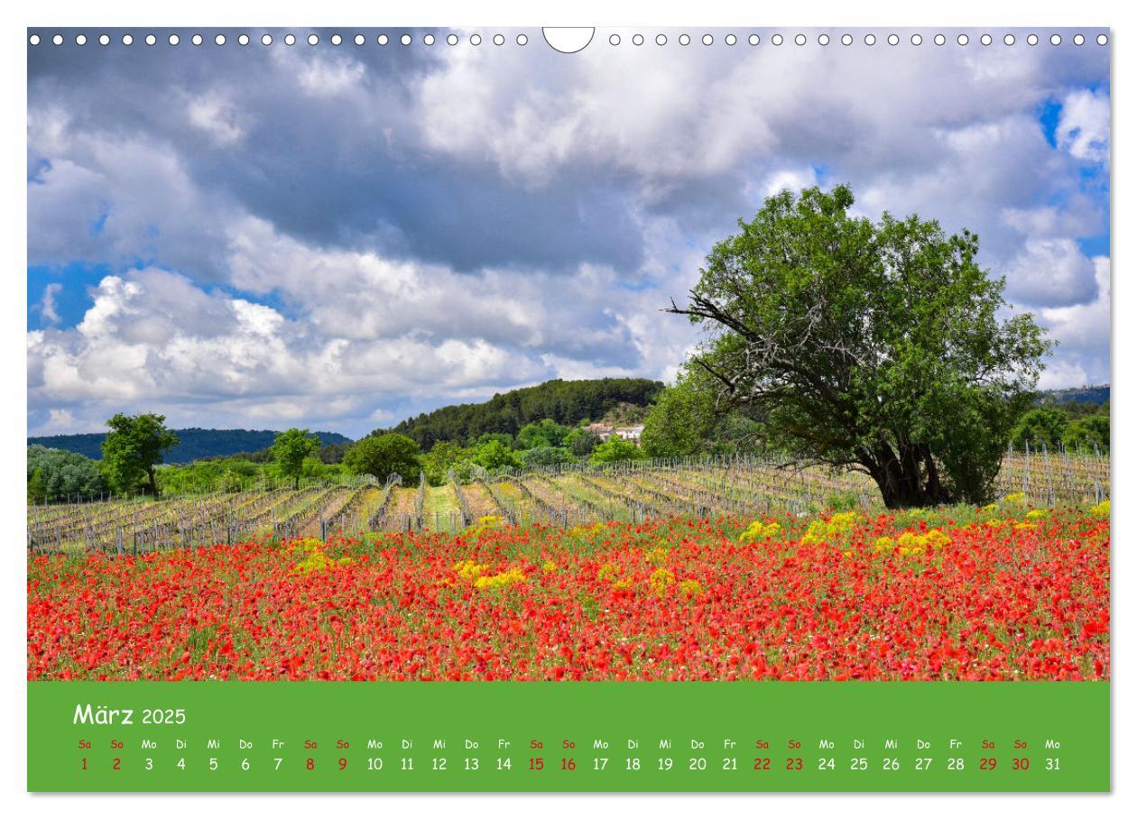 Bild: 9783435349326 | Quer durch Südfrankreich (Wandkalender 2025 DIN A3 quer), CALVENDO...