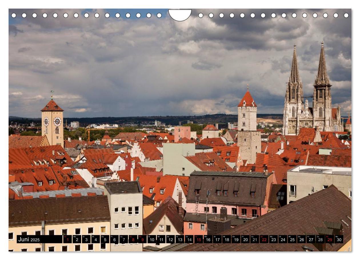 Bild: 9783435675982 | Regensburg - Bayern (Wandkalender 2025 DIN A4 quer), CALVENDO...