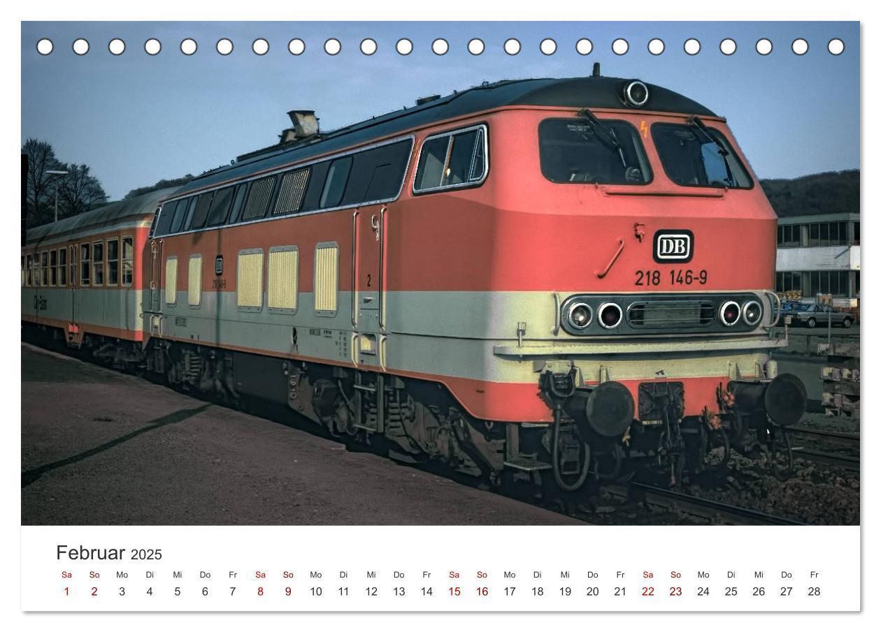 Bild: 9783435290413 | Deutsche Diesellokomotiven (Tischkalender 2025 DIN A5 quer),...