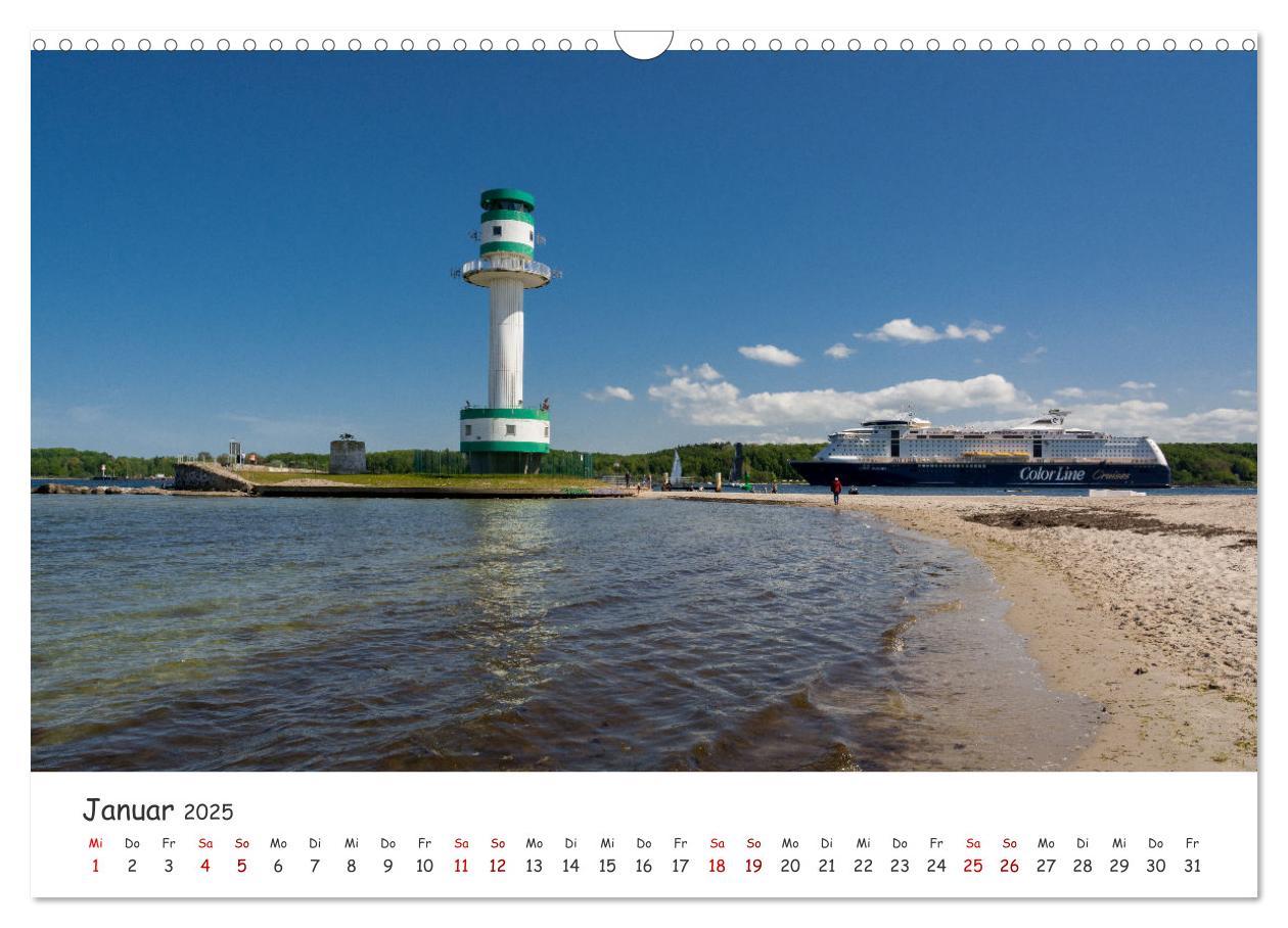 Bild: 9783383966361 | Kieler Förde genießen (Wandkalender 2025 DIN A3 quer), CALVENDO...