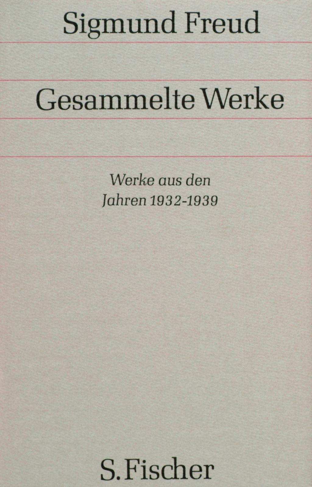 Cover: 9783100227171 | Werke aus den Jahren 1932-1939 | Sigmund Freud | Buch | 304 S.