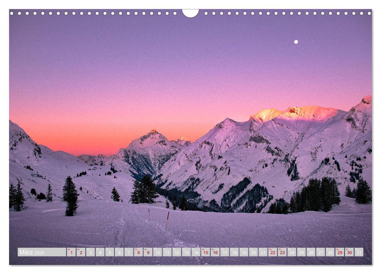 Bild: 9783435232888 | Arlberg - magic of winter (Wandkalender 2025 DIN A3 quer), CALVENDO...