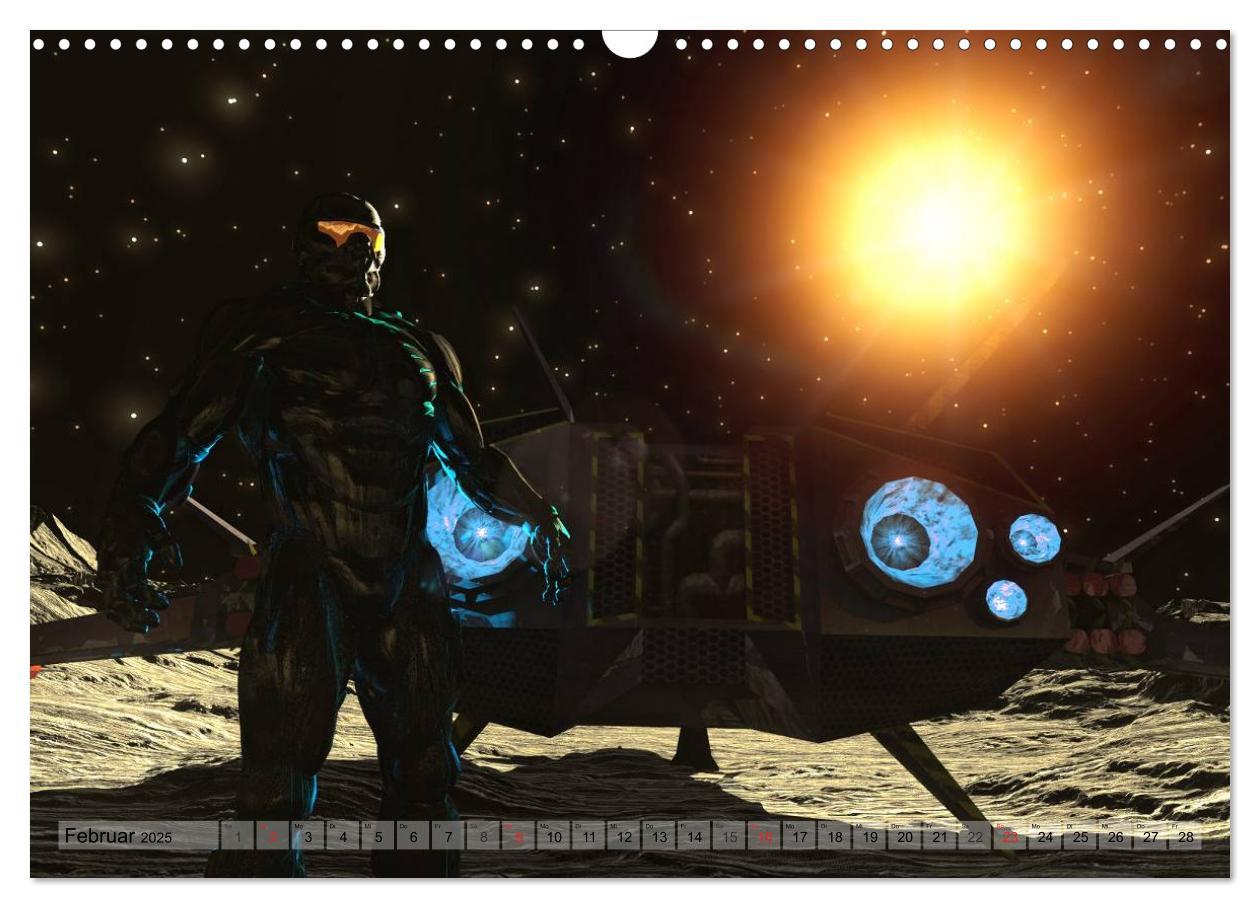 Bild: 9783435734672 | Zukunftswelten (Science Fiction) (Wandkalender 2025 DIN A3 quer),...