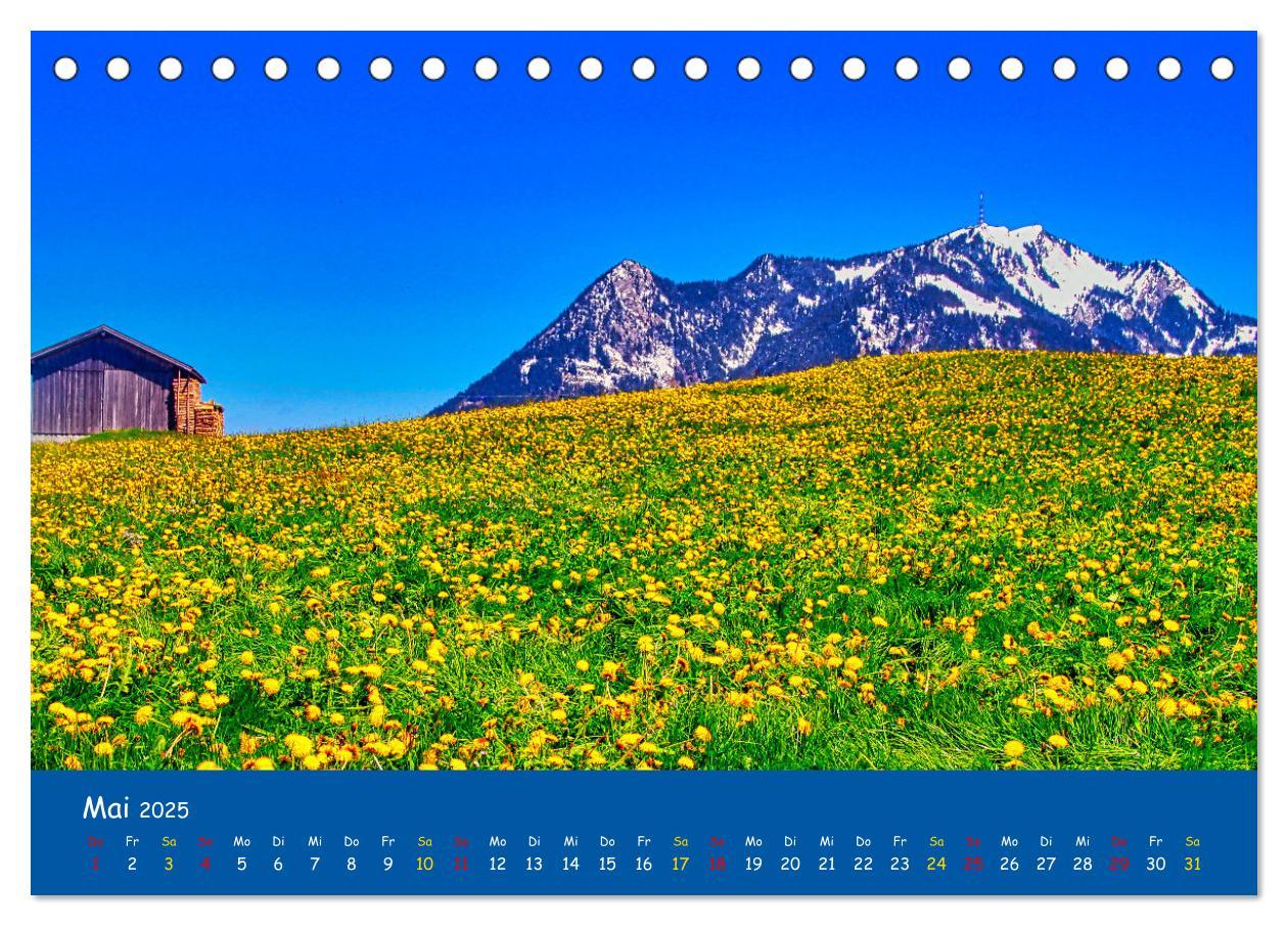 Bild: 9783435059744 | Allgäu Liebe (Tischkalender 2025 DIN A5 quer), CALVENDO Monatskalender