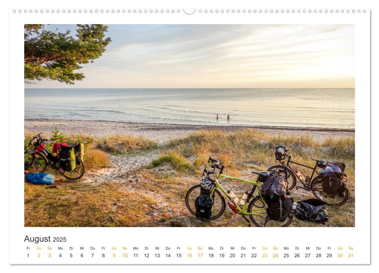 Bild: 9783435128693 | Radreiseglück Ostsee (Wandkalender 2025 DIN A2 quer), CALVENDO...