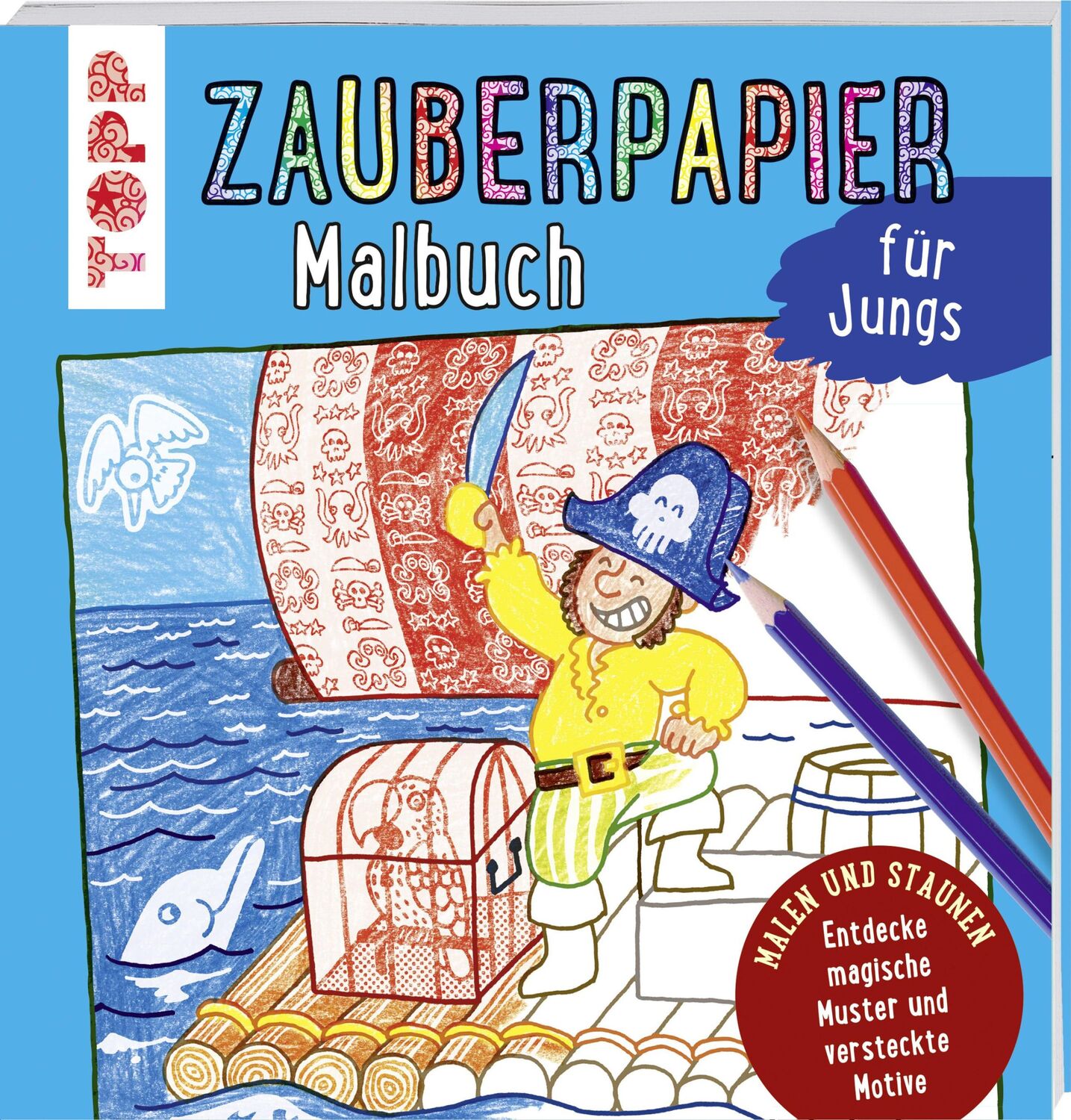 Cover: 9783772474941 | Zauberpapier Malbuch für Jungs | Norbert Pautner | Taschenbuch | 48 S.