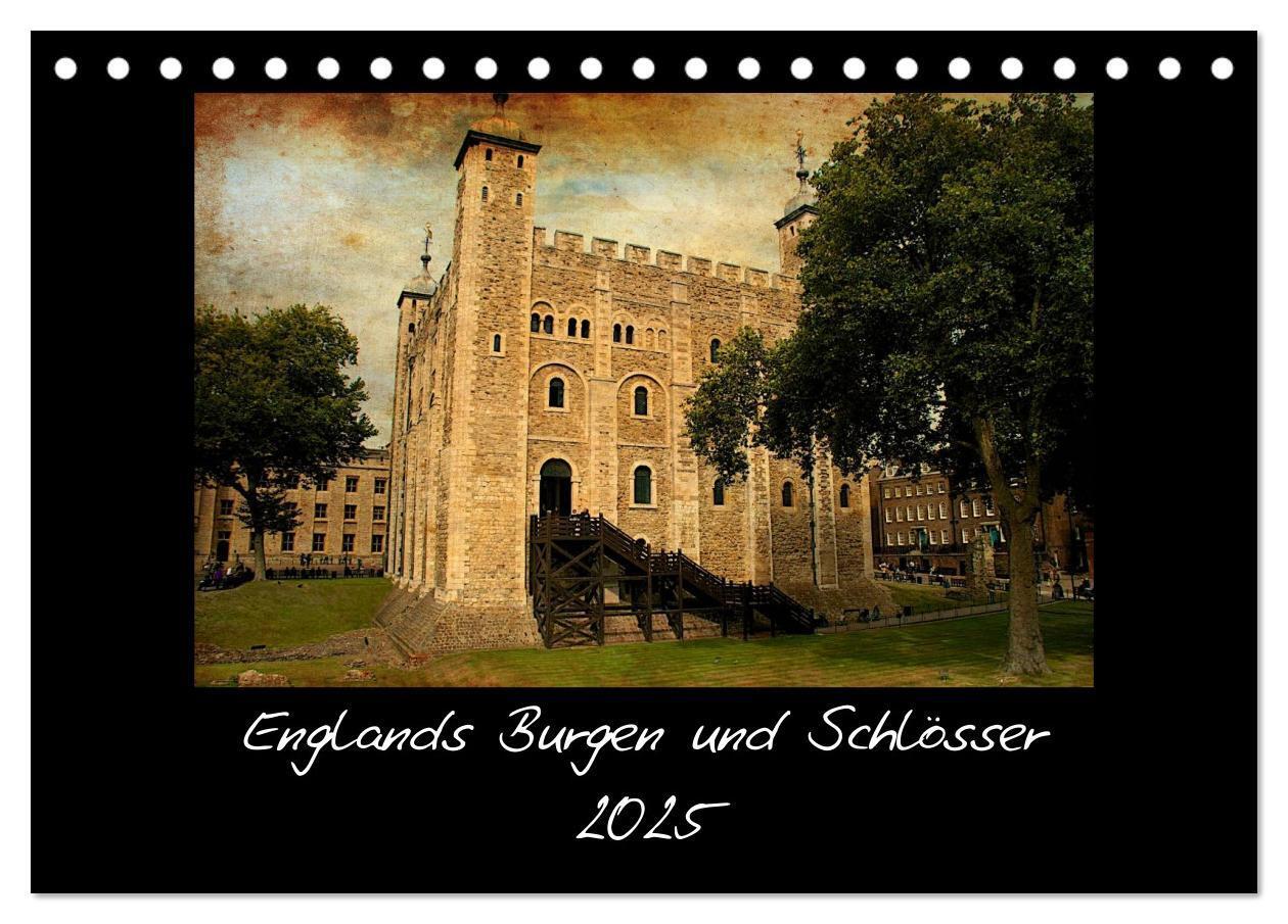 Cover: 9783435810864 | Englands Burgen und Schlösser 2025 (Tischkalender 2025 DIN A5...