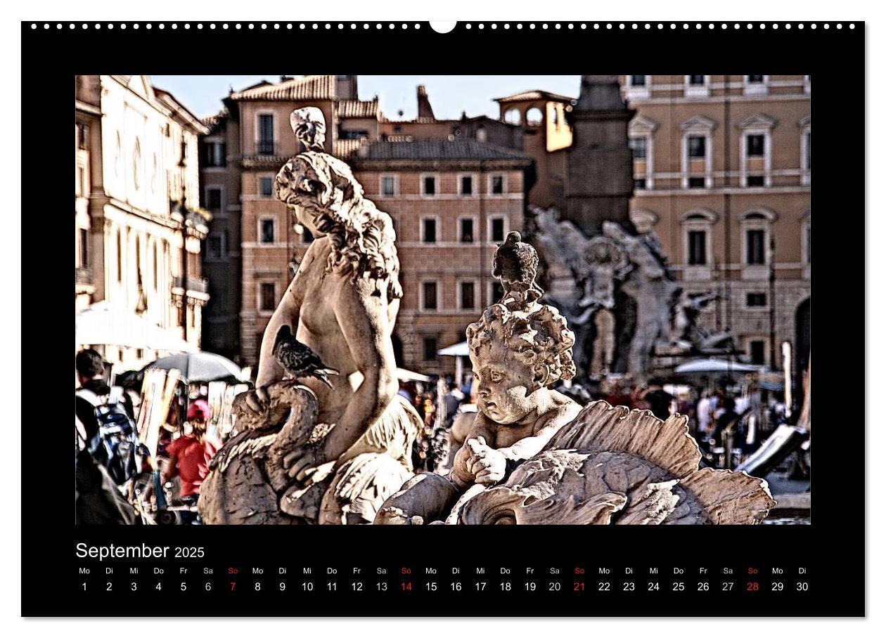 Bild: 9783435827121 | Roma (Wandkalender 2025 DIN A2 quer), CALVENDO Monatskalender | 2025