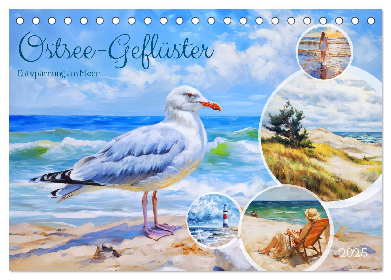 Cover: 9783383857157 | Ostsee-Geflüster - Entspannung am Meer (Tischkalender 2025 DIN A5...