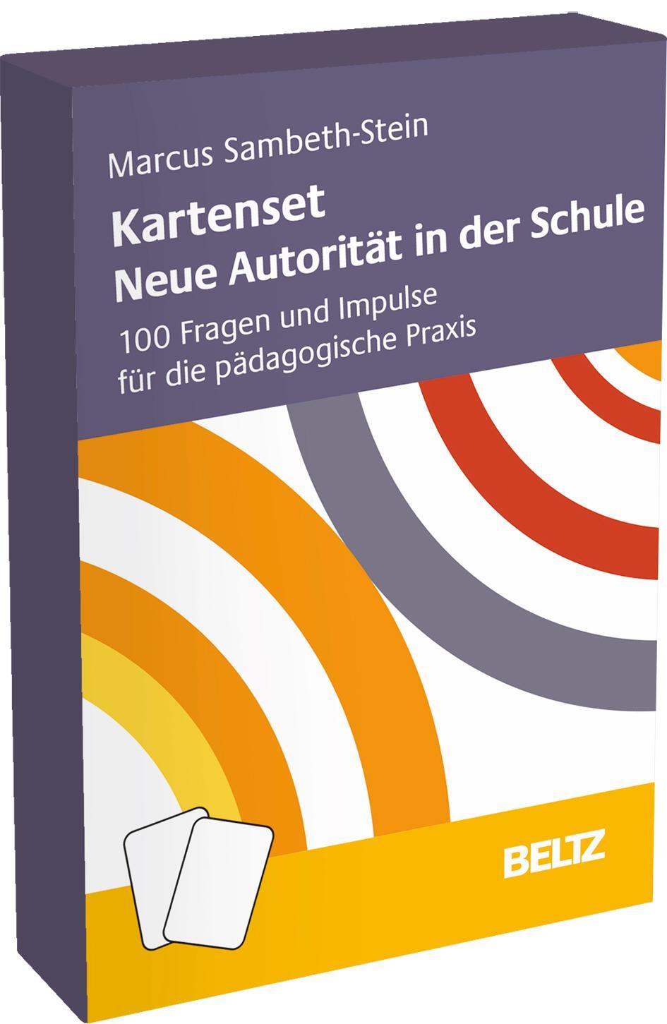 Cover: 4019172200534 | Kartenset Neue Autorität in der Schule | Marcus Sambeth-Stein | Box