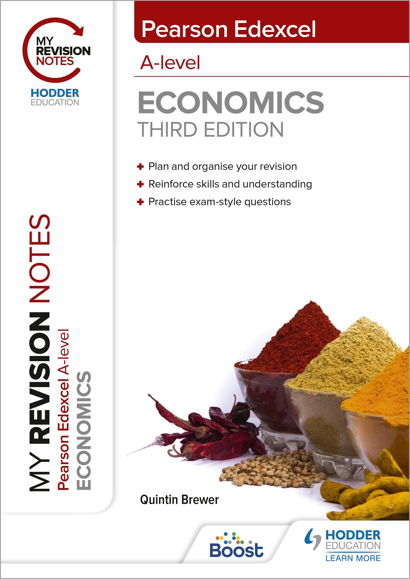 Cover: 9781398311923 | My Revision Notes: Edexcel A Level Economics Third Edition | Brewer