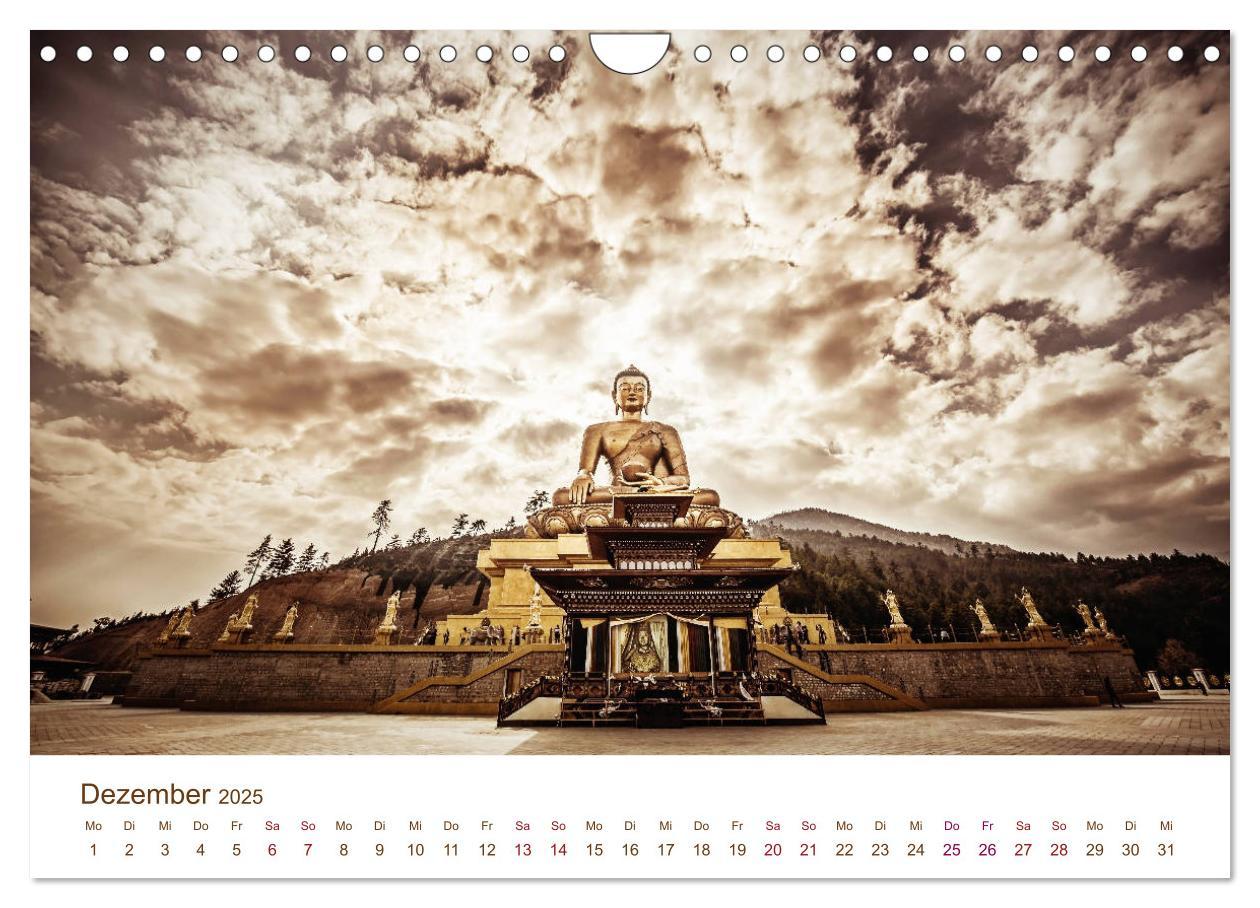 Bild: 9783435297818 | Mystisches Bhutan (Wandkalender 2025 DIN A4 quer), CALVENDO...