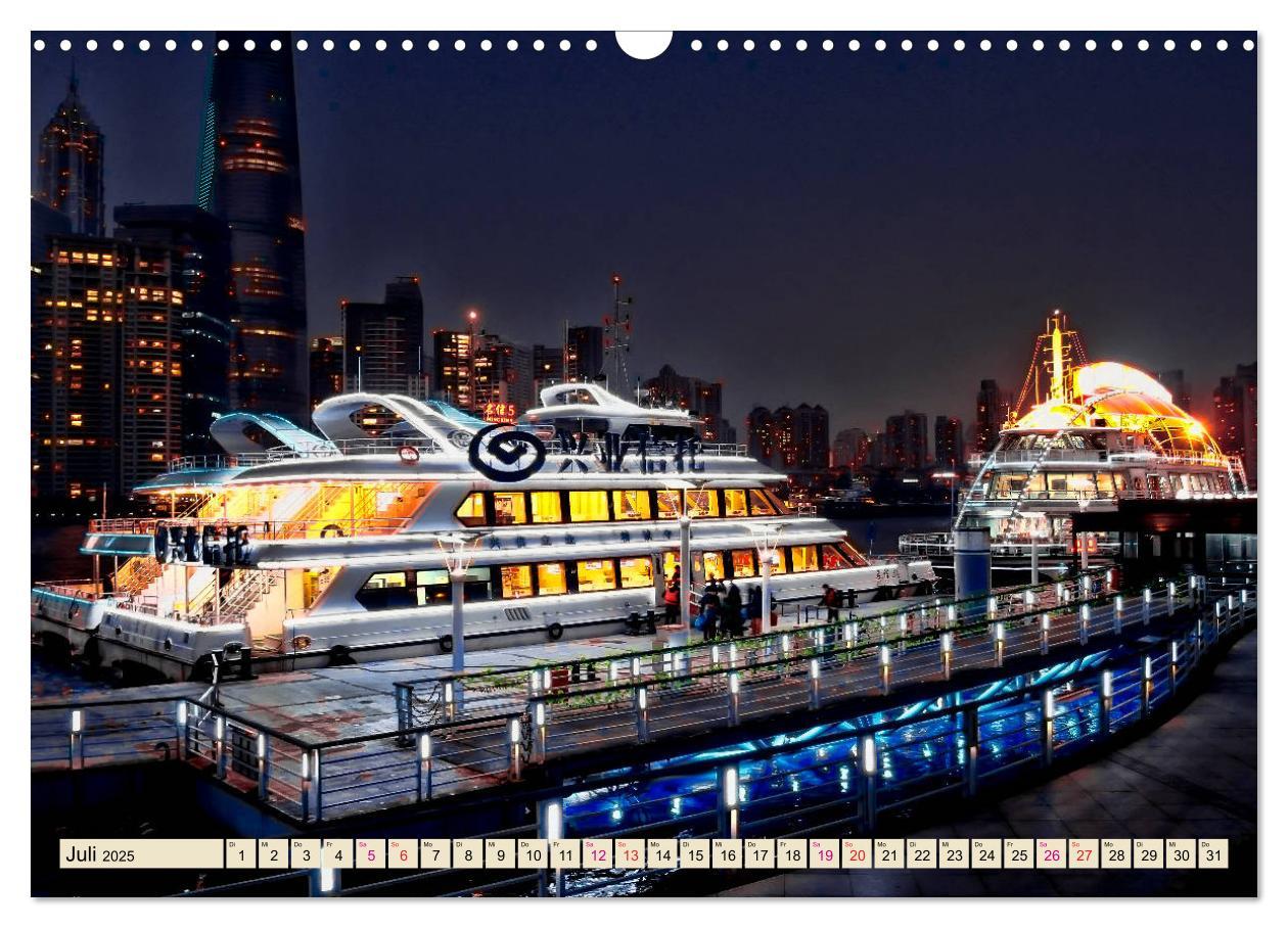 Bild: 9783435438808 | Städte der Welt - Shanghai (Wandkalender 2025 DIN A3 quer),...