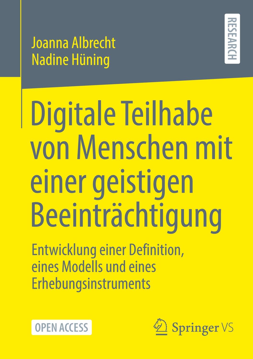 Cover: 9783658443795 | Digitale Teilhabe von Menschen mit einer geistigen Beeinträchtigung