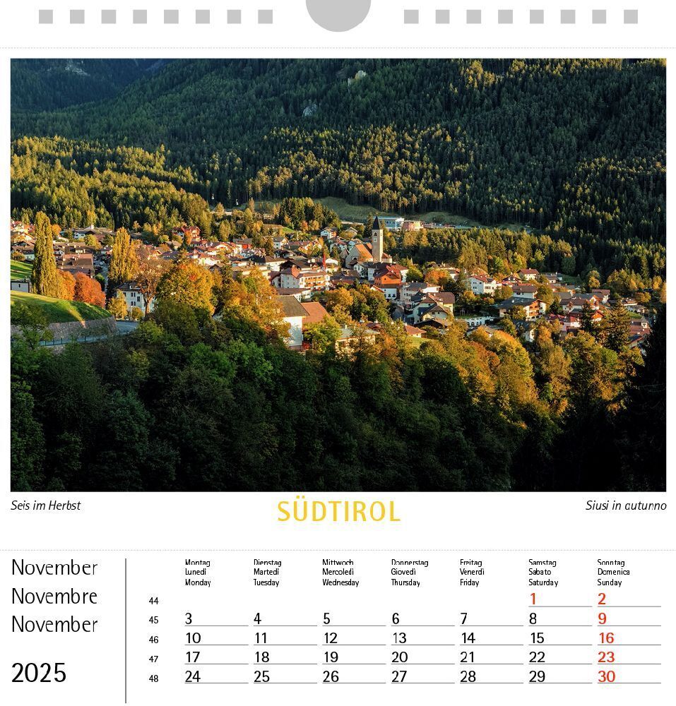 Bild: 9788887531657 | Südtirol 025, Postkartenkalender Querformat | Kalender | 2025