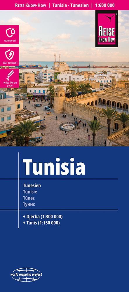 Cover: 9783831774692 | Reise Know-How Landkarte Tunesien / Tunisia (1:600.000) | (Land-)Karte