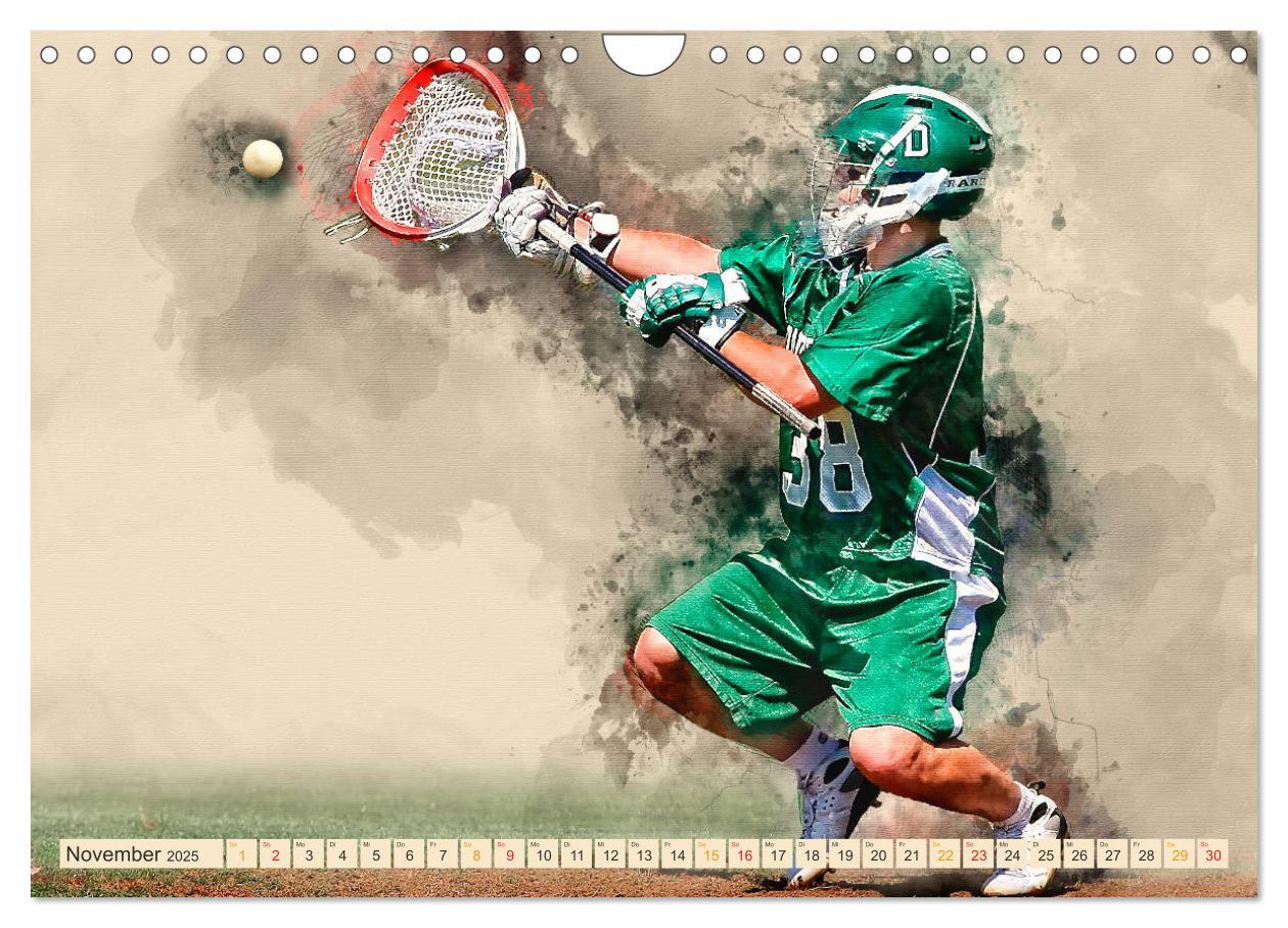 Bild: 9783435402205 | Ich liebe Lacrosse (Wandkalender 2025 DIN A4 quer), CALVENDO...