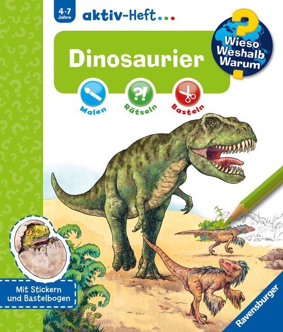 Cover: 9783473326969 | Wieso? Weshalb? Warum? aktiv-Heft: Dinosaurier | Stefan Richter | Buch