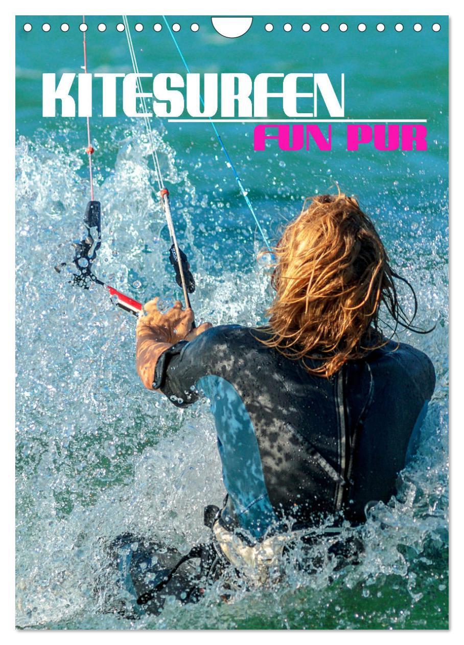 Cover: 9783435887699 | Kitesurfen - Fun pur (Wandkalender 2025 DIN A4 hoch), CALVENDO...