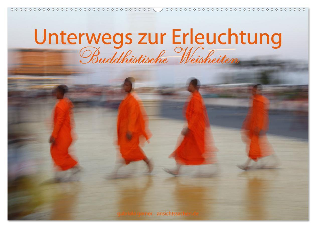 Cover: 9783383908750 | Unterwegs zur Erleuchtung Buddhistische Weisheiten (Wandkalender...