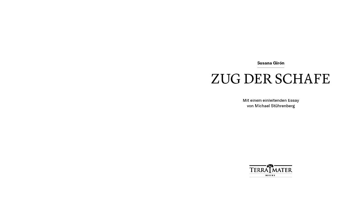 Bild: 9783990550199 | Zug der Schafe | Susana Girón | Buch | 2019 | TERRA MATER BOOKS