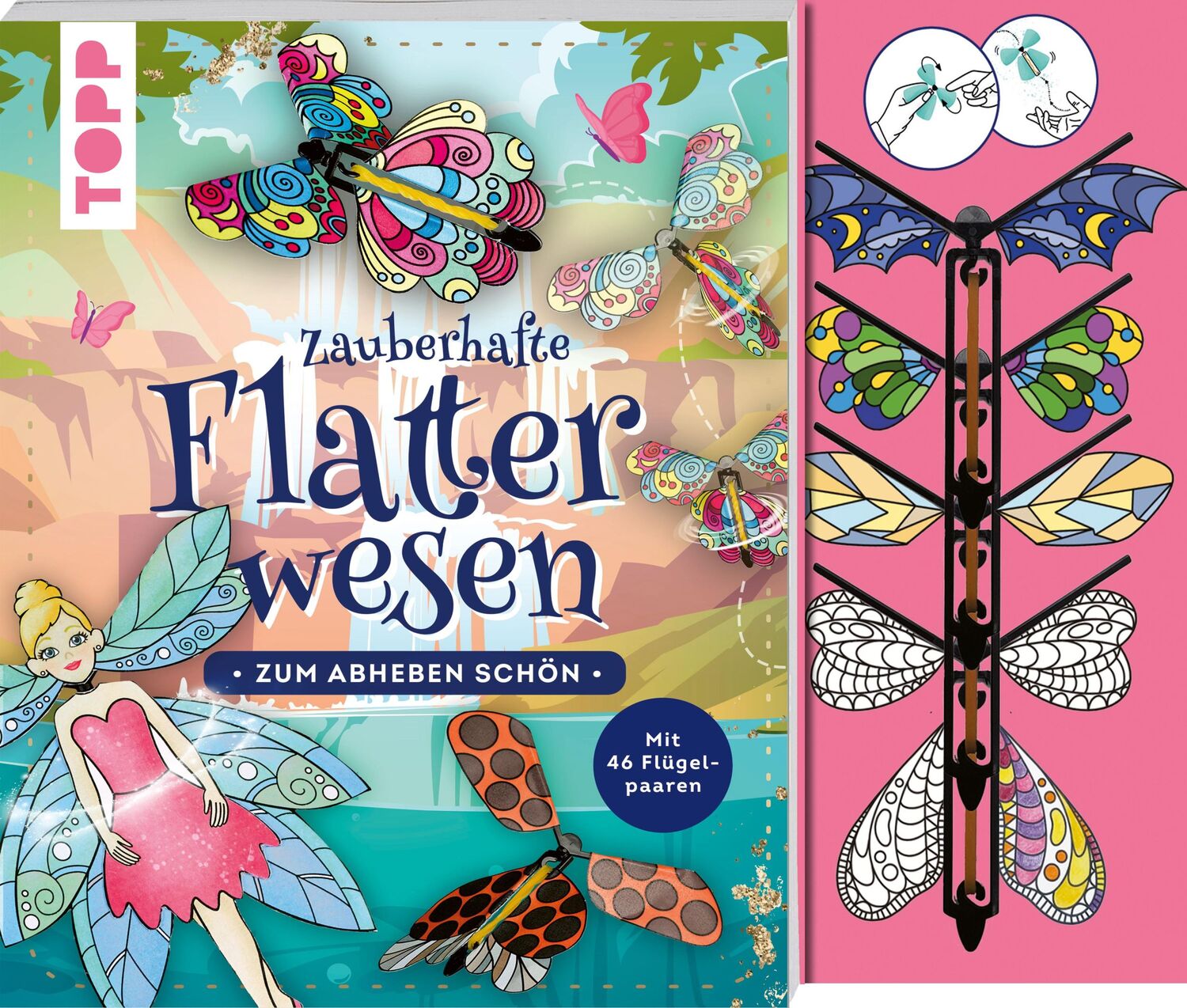 Cover: 9783735890962 | Zauberhafte Flatterwesen. Zum Abheben schön: über 40 fliegende...