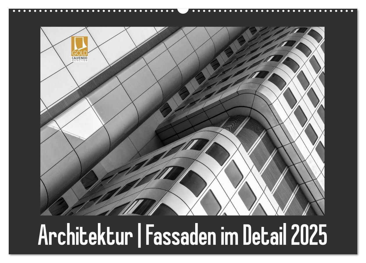 Cover: 9783435556458 | Architektur - Fassaden im Detail 2025 (Wandkalender 2025 DIN A2...