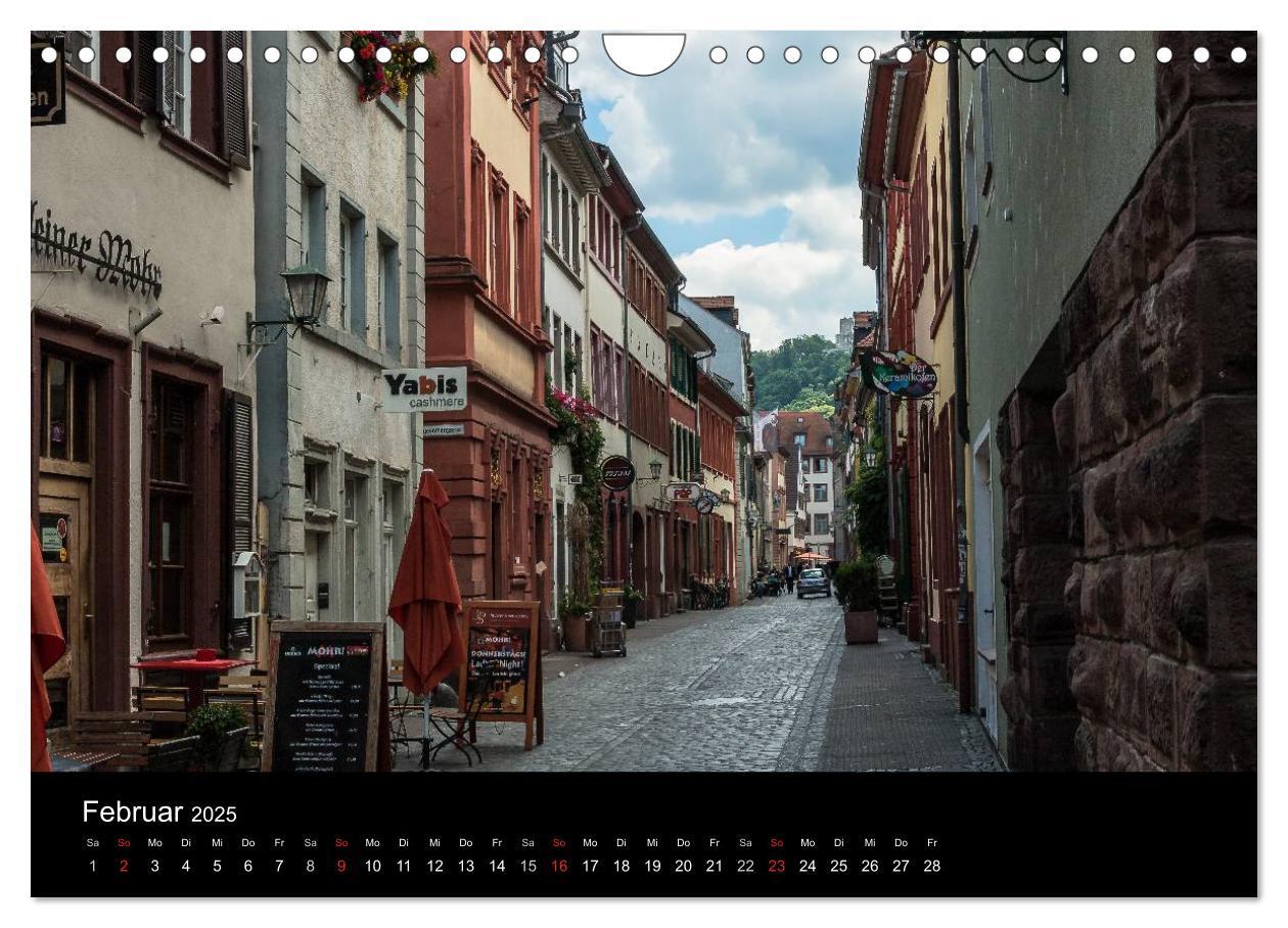 Bild: 9783435696055 | Heidelberger Stadtansichten (Wandkalender 2025 DIN A4 quer),...