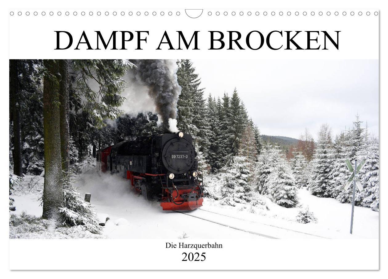 Cover: 9783435352678 | Dampf am Brocken - Die Harzquerbahn (Wandkalender 2025 DIN A3...