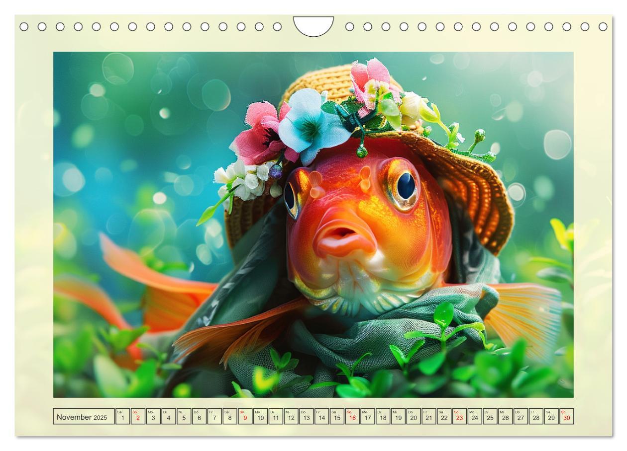 Bild: 9783435463763 | Fashion-Fisch. Die lustige Welt der Unterwasser-Mode (Wandkalender...