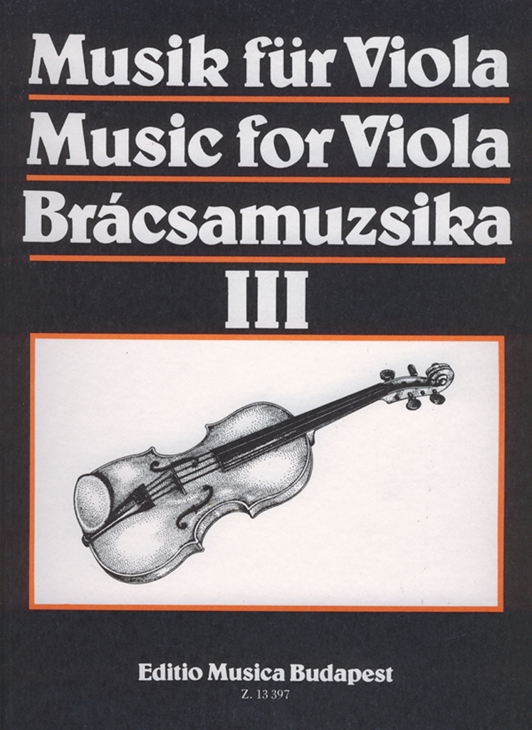 Cover: 9790080133972 | Musik für Viola Band 3 Stücke für Viola und Klavier | Buch | 1988