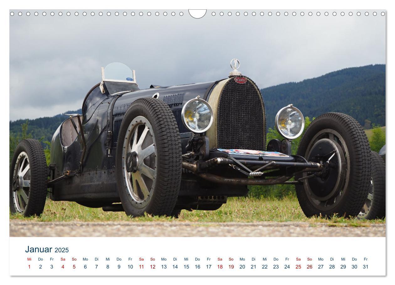 Bild: 9783383913617 | Bugatti Traumautos (Wandkalender 2025 DIN A3 quer), CALVENDO...