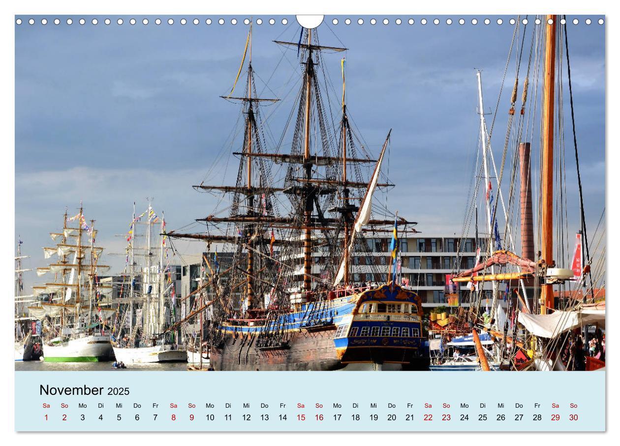 Bild: 9783435439270 | Parade der Windjammer - 2025 (Wandkalender 2025 DIN A3 quer),...