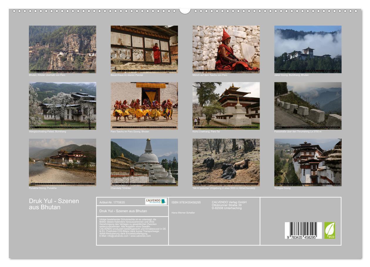 Bild: 9783435458295 | Druk Yul - Szenen aus Bhutan (hochwertiger Premium Wandkalender...